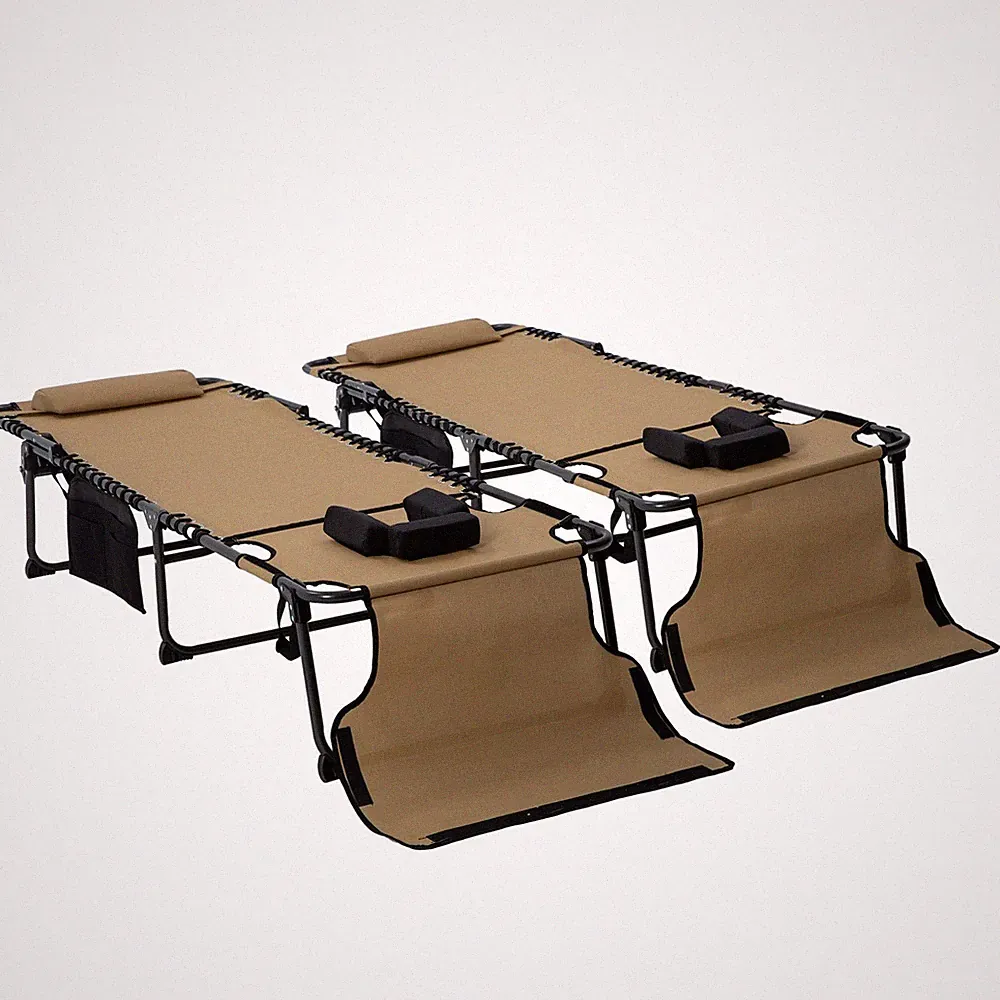 Adjustable Reclining Sun Lounger Foldable for Pool Beach Patio
