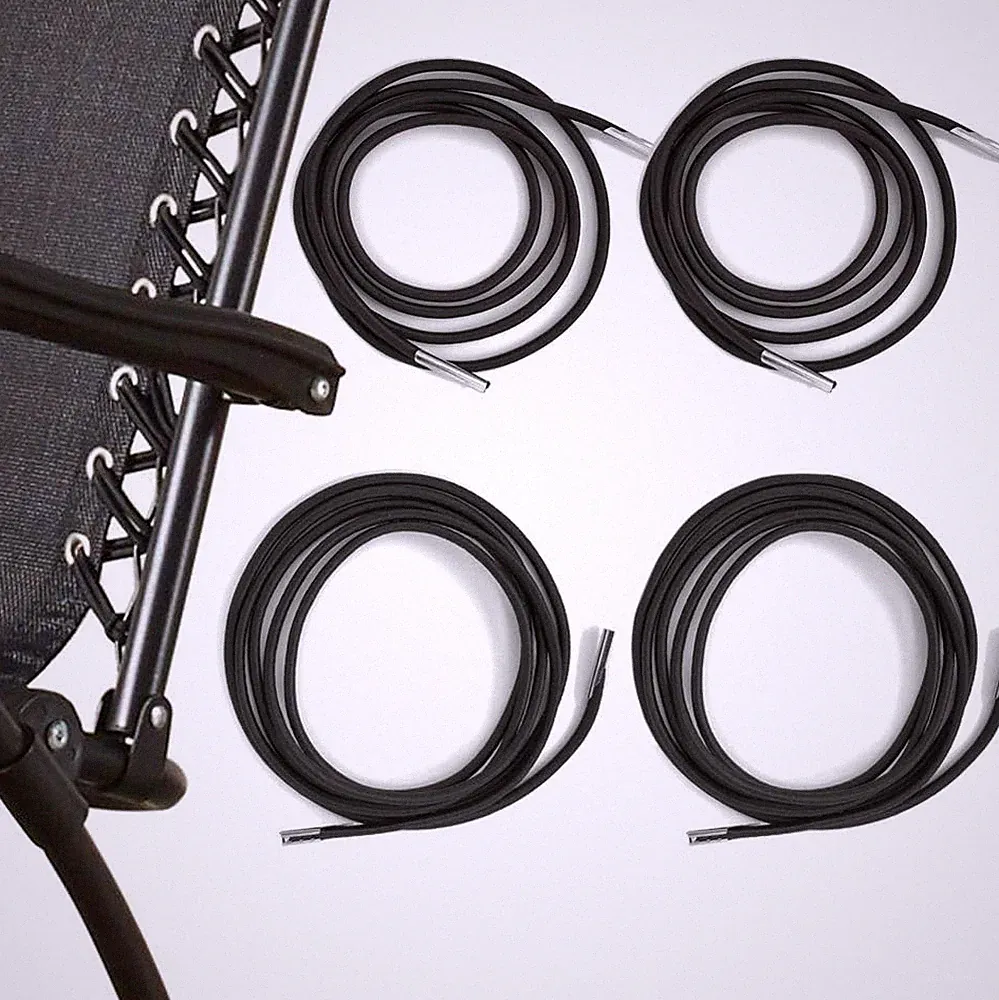 Cords for Zero Gravity Chair 4 Cords Patio Recliner Repair Laces for Lounge Chai