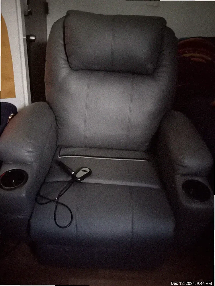 GrayFull Auto Electric Power Lift Massage Chair Recliner Vibrate Heat w/Remote
